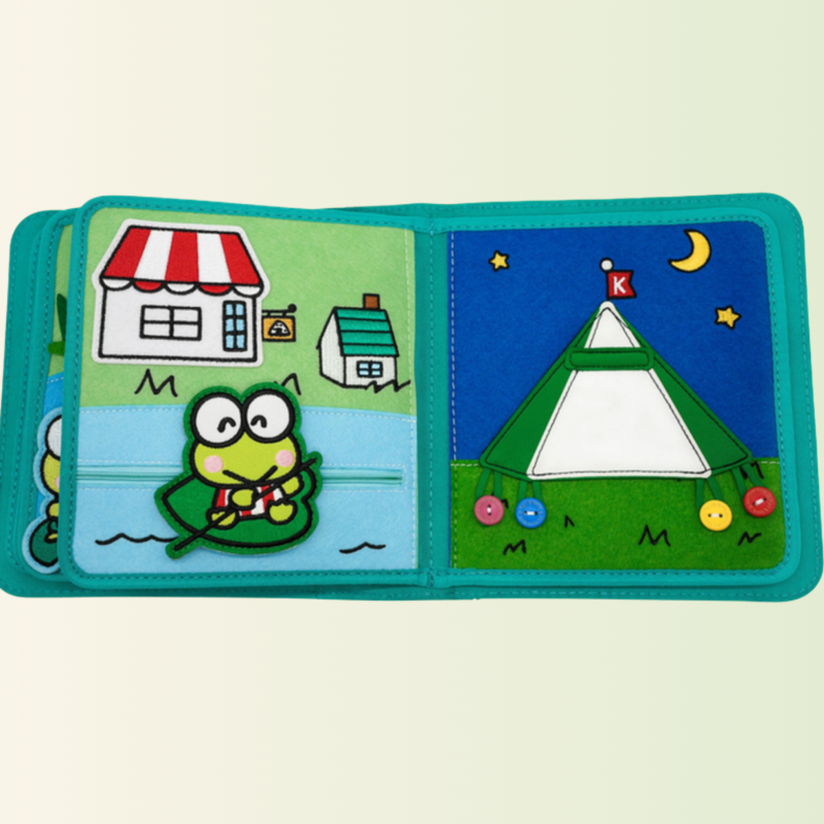 My First Book Keroppi + Backpack Set