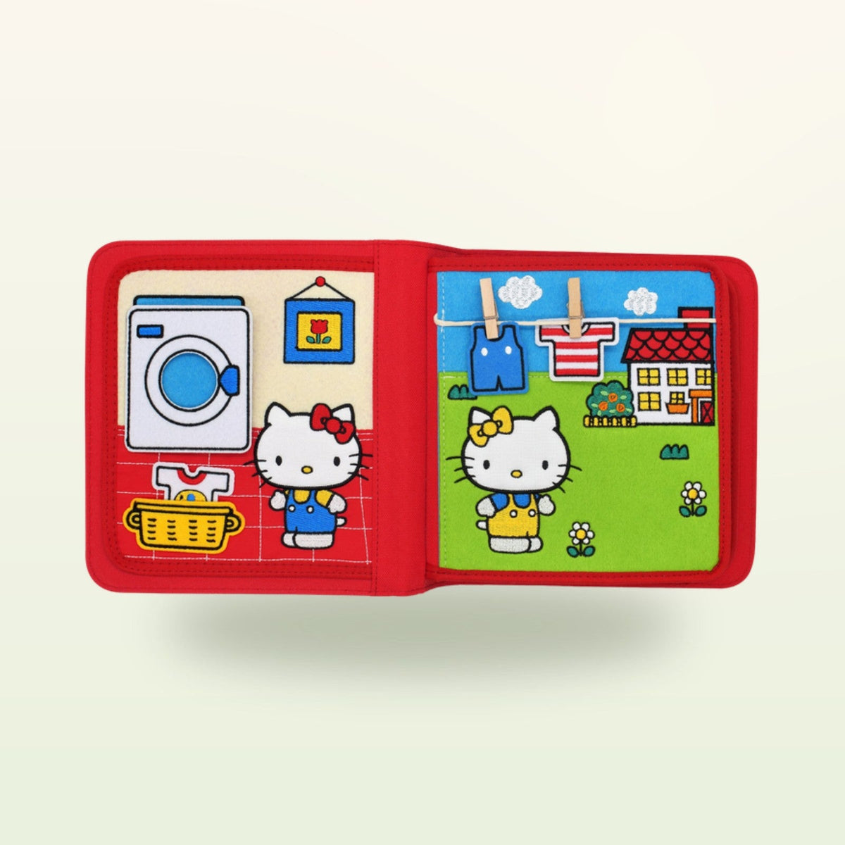 My First Book Hello Kitty (rot) + Rucksack Set