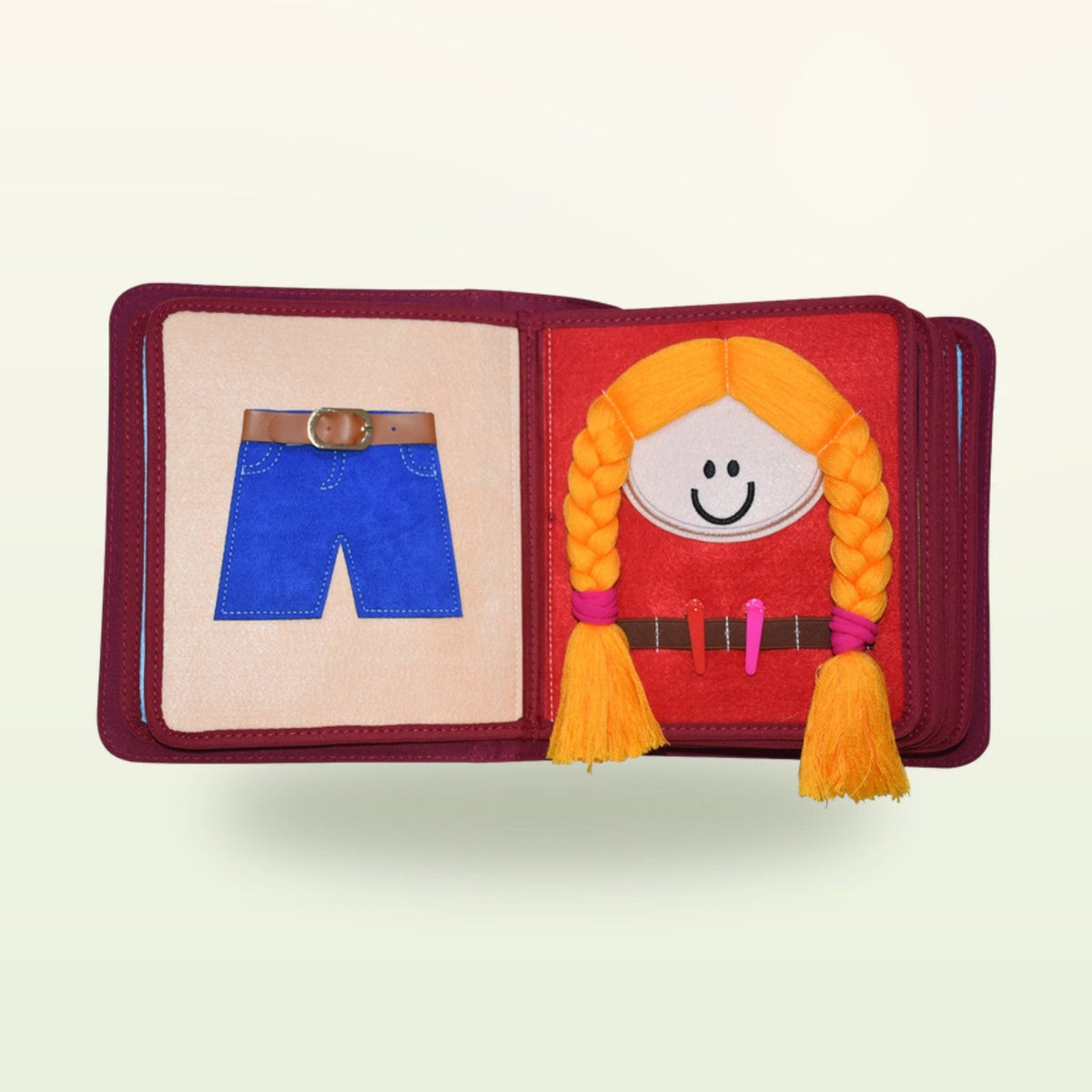 My First Book Mein Alltag (rot) + Rucksack Set