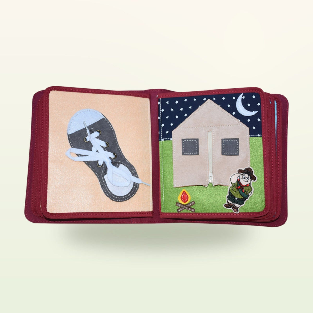 My First Book Mein Alltag (rot) + Rucksack Set