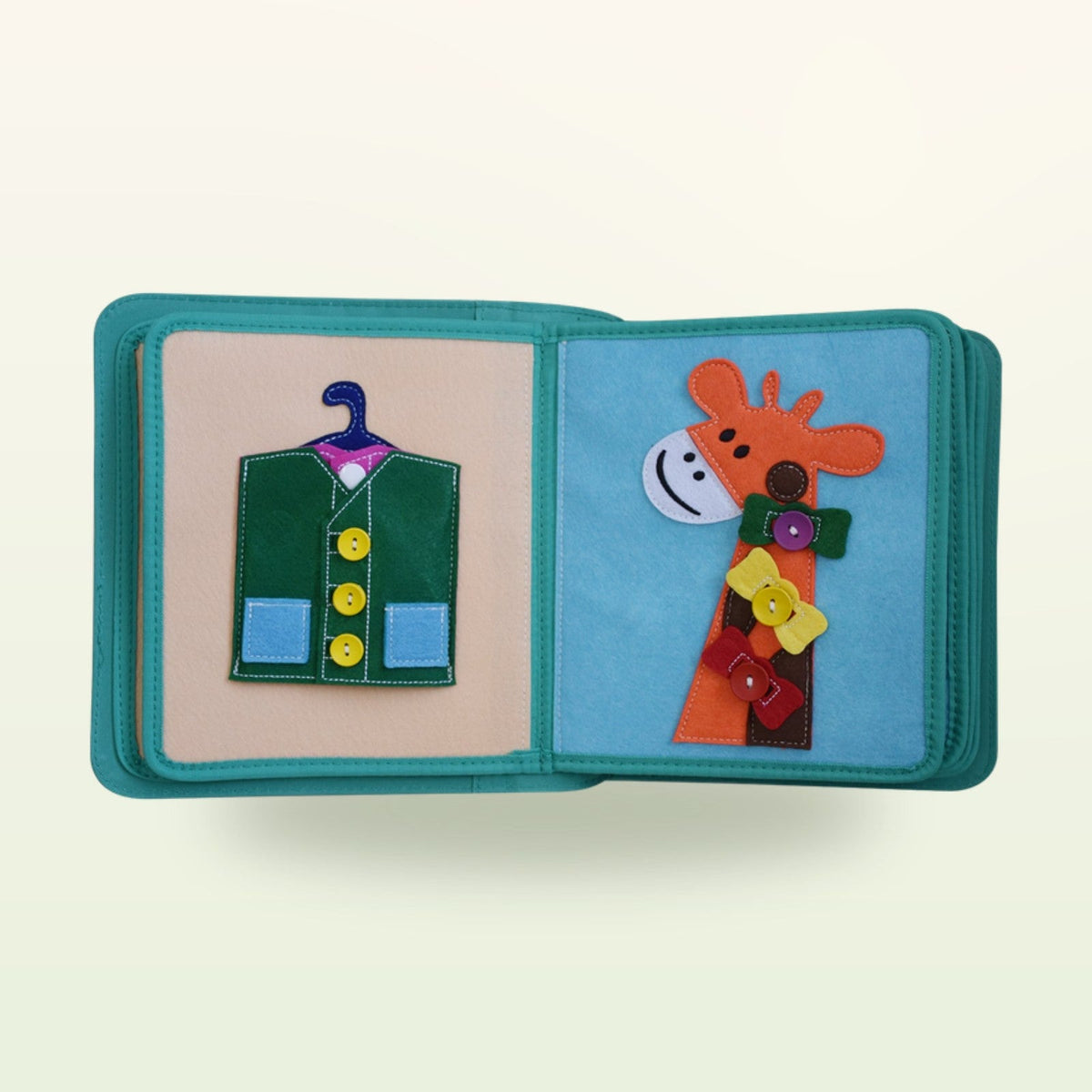 My First Book Kleiderschrank (lila) + Rucksack Set