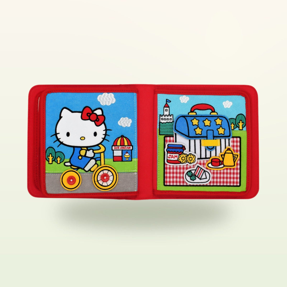 My First Book Hello Kitty (rot) + Rucksack Set