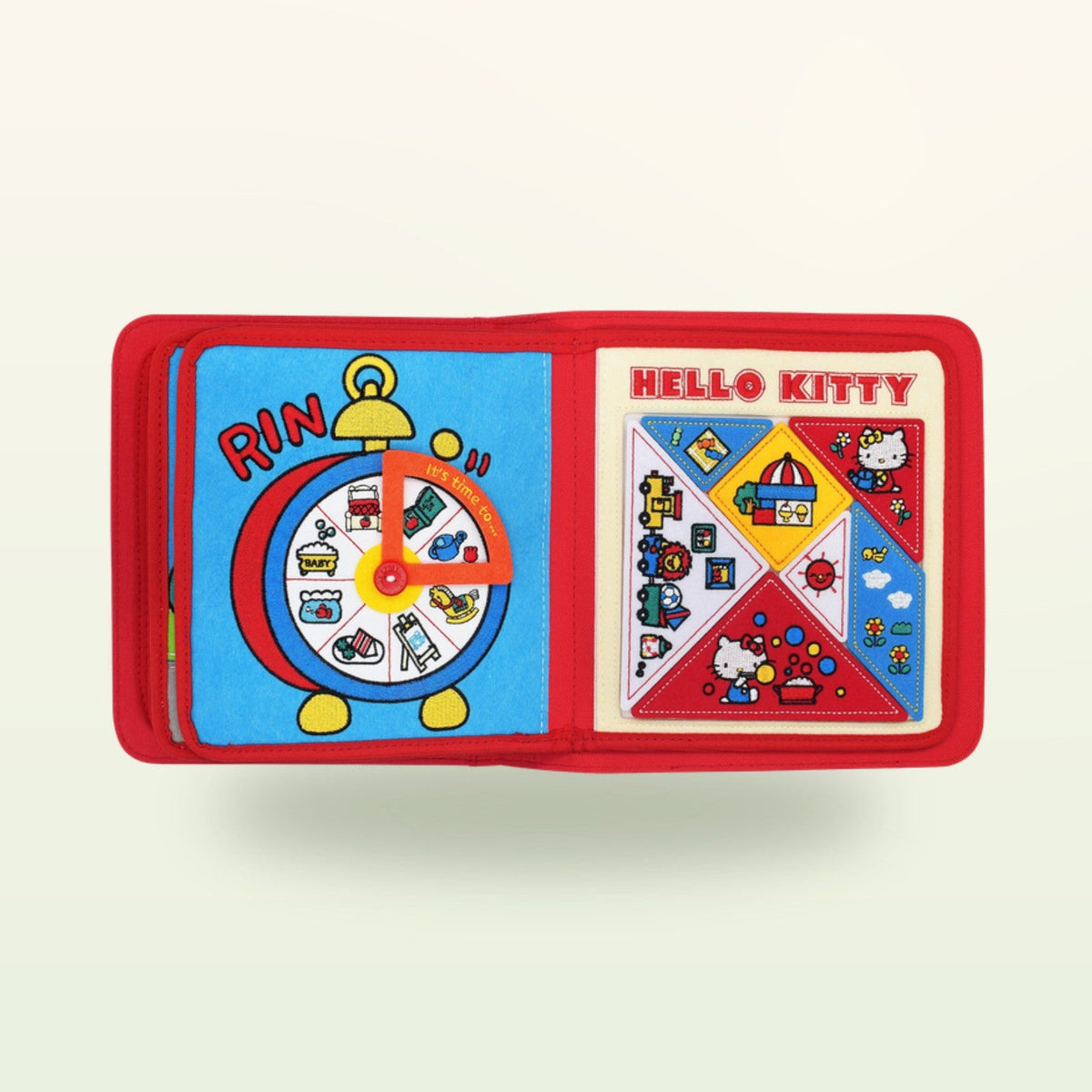 My First Book Hello Kitty (rot) + Rucksack Set