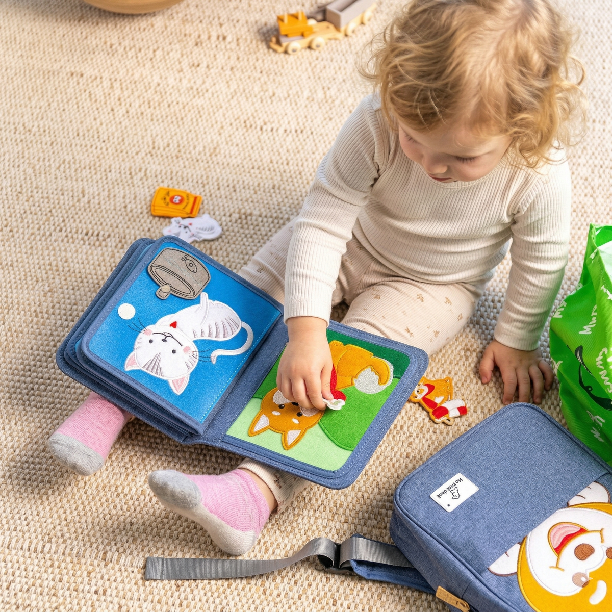 My First Book Pet Friends + Rucksack Set