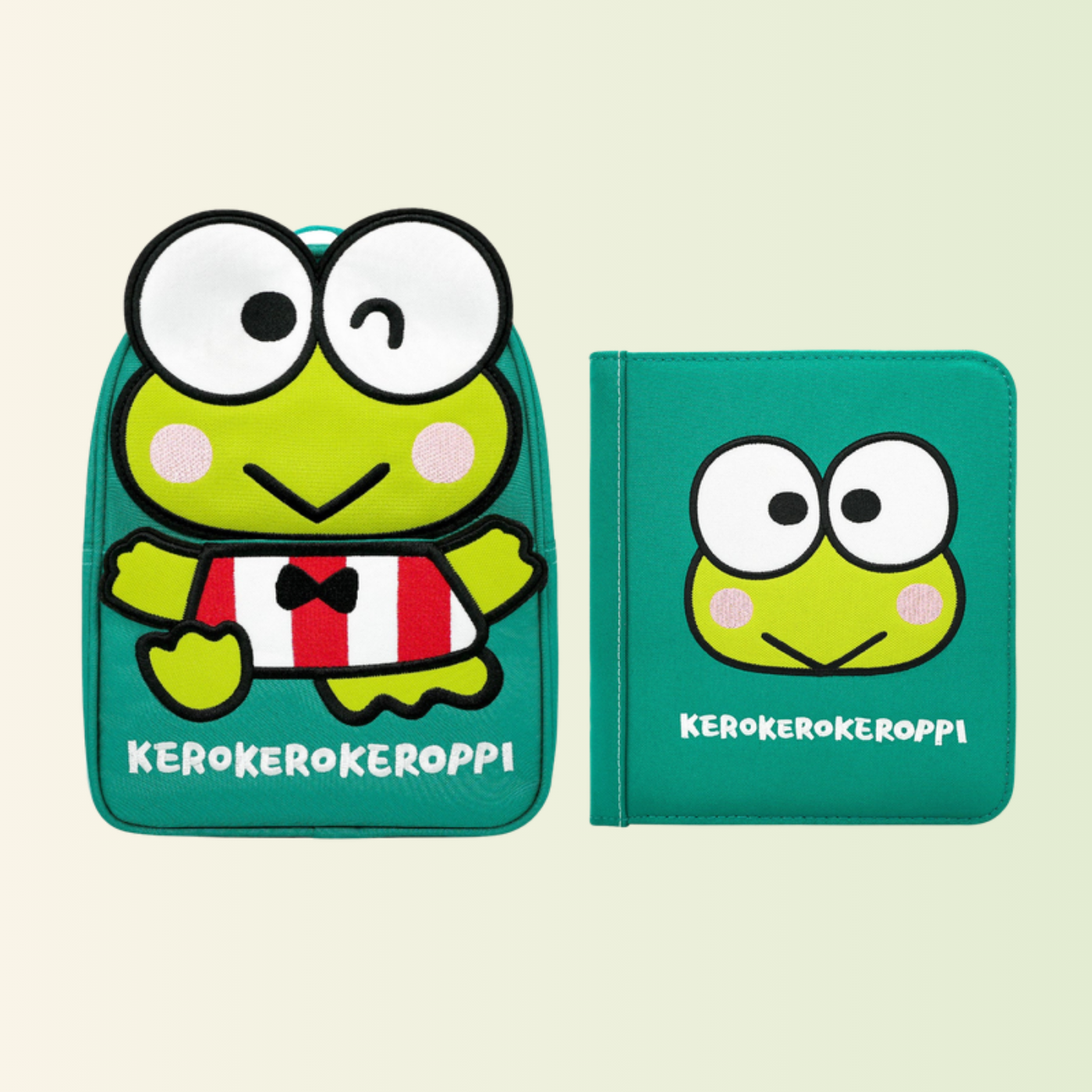 My First Book Keroppi + Backpack Set