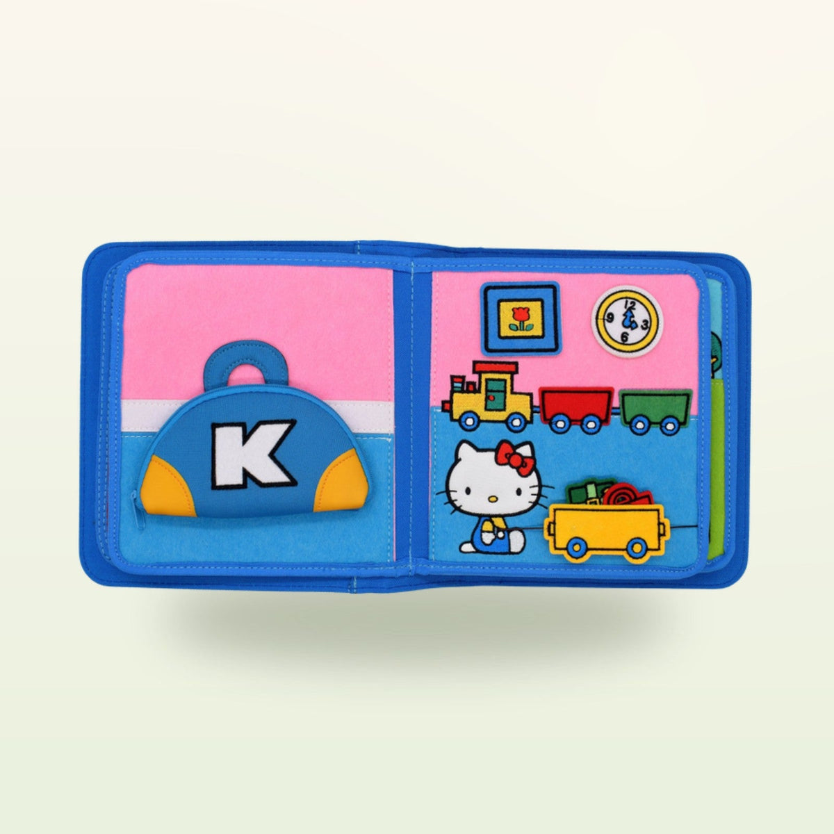 My First Book Hello Kitty (blau) + Rucksack Set