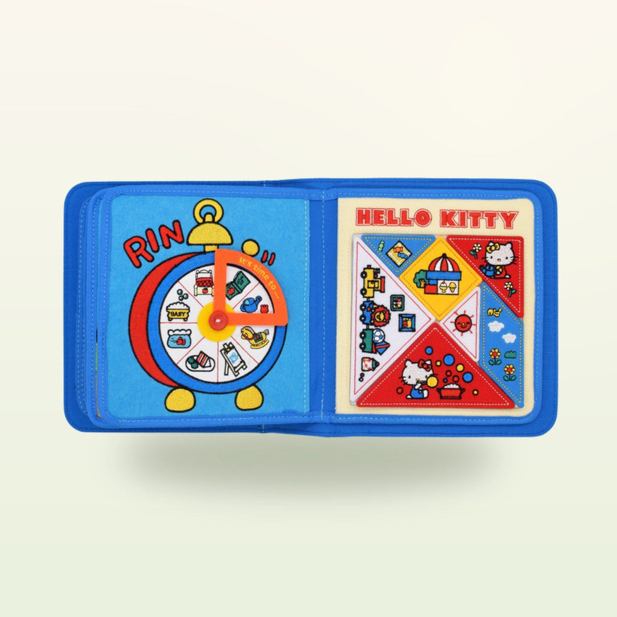 My First Book Hello Kitty (blau) + Rucksack Set