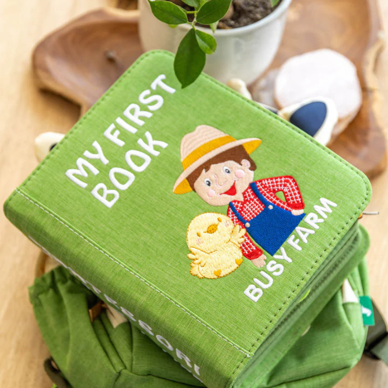 My First Book Bauernhof + Rucksack Set